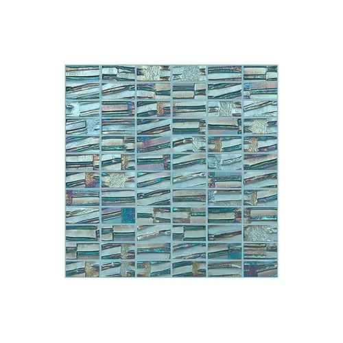 1" X 1" Moon Collection Glass Green Aquamarine 1" X 1" Moon Collection Glass Green Aquamarine