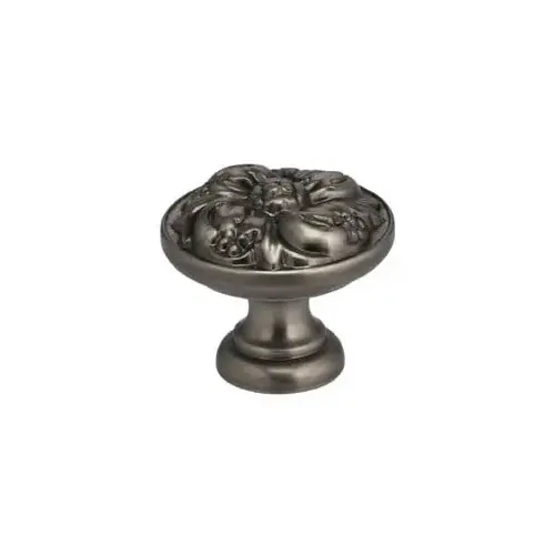 1-5/8" Ornate Cabinet Knob Antique Nickel Finish 1-5/8" Ornate Cabinet Knob Antique Nickel Finish