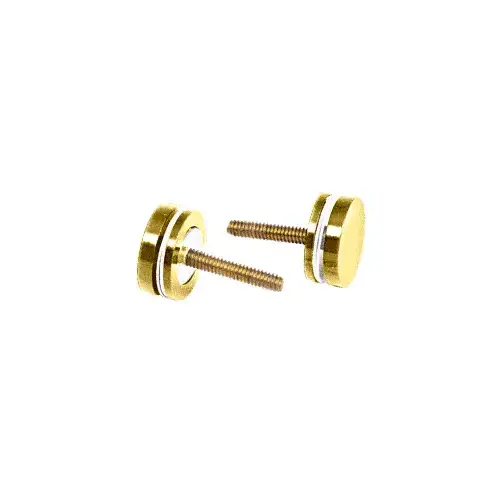 Polished Brass Replacement Washer/Stud Kit for Single-Sided Solid Pull Handle Polished Brass Replacement Washer/Stud Kit for Single-Sided Solid Pull Handle