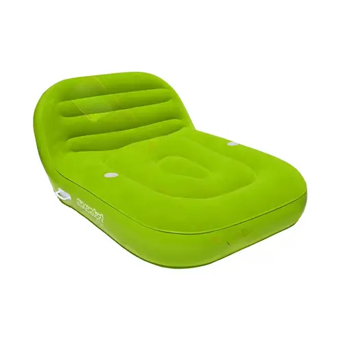 Sun Comfort Cool Suede Lime Double Chaise Sun Comfort Cool Suede Lime Double Chaise