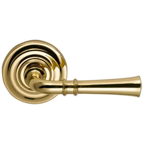 785 Lever with Traditional Rose Passage Lever with 2-3/8" Backset, Full Lip Strike Bright Brass Finish 785 Lever with Traditional Rose Passage Lever with 2-3/8" Backset, Full Lip Strike Bright Brass Finish
