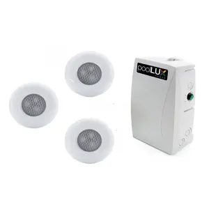 S.R. SMITH 3KE-PLX-PW100 100w Poollux Power And 3 Kelo Rgb Led Lights With 80' Cord