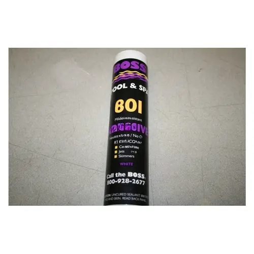 10.3oz White 801 Silicone Adhesive