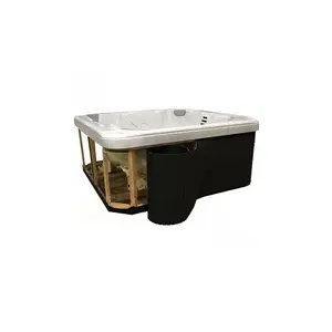 Confer Plastics FSP-BLK Black Flexible Spa Panel Reskirt Kit