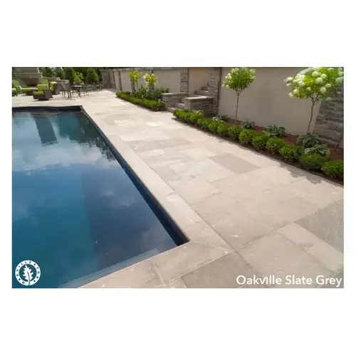 12"x48"x2" Slate Gry Nat/cal Pool Coping
