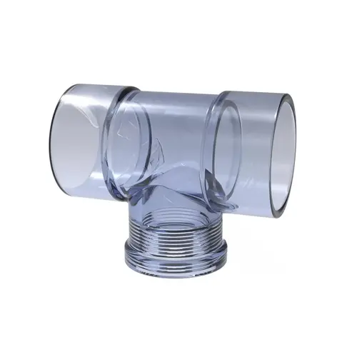 2"x2"x1.5"fipt Clear Tee F/ Clearblue Ionizer