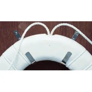 PoolStyle 2016 Life Ring Ss "j" Hooks Silver