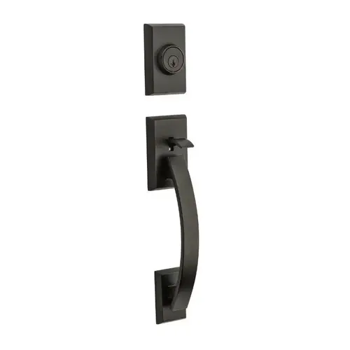 Tavaris Double Cylinder Exterior Handleset SmartKey with RCAL Latch and RCS Strike Venetian Bronze Finish Tavaris Double Cylinder Exterior Handleset SmartKey with RCAL Latch and RCS Strike Venetian Bronze Finish