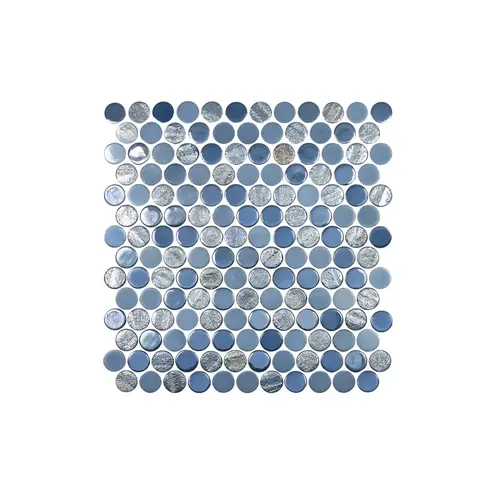 Sga-cobalto Rd .098 Sea Glass Cobalto Blend Penny