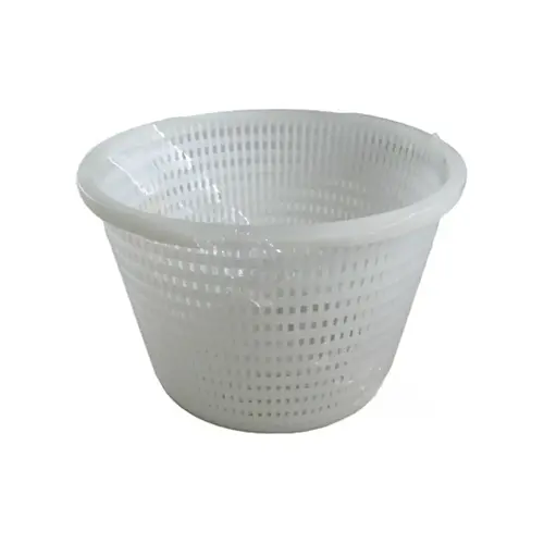 Renegade Gunite Skimmer Basket Assembly with Handle, White Renegade Gunite Skimmer Basket Assembly with Handle, White