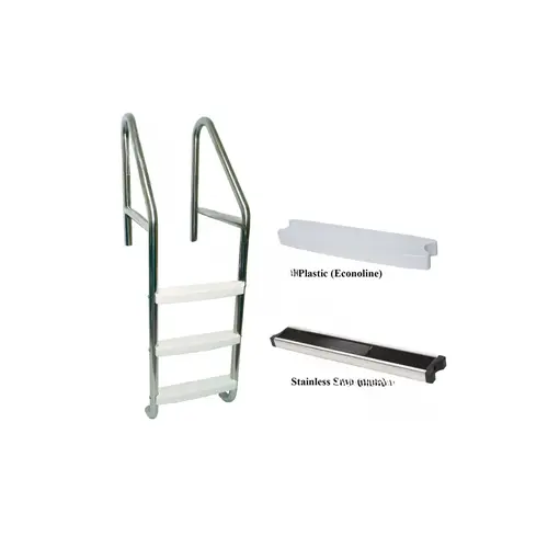 22" 3 Step Dade County Ladder With Elite Stainless Steel Tread And Crossbrace 22" 3 Step Dade County Ladder With Elite Stainless Steel Tread And Crossbrace