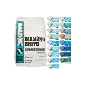 Southern Grouts & Mortars 40-PBC337 80 Lb Super Blue Diamond Brite Exposed Aggregate Pool Finish