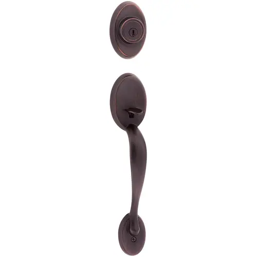 Chelsea Double Cylinder Exterior Handleset SmartKey with RCAL Latch and RCS Strike Venetian Bronze Finish Chelsea Double Cylinder Exterior Handleset SmartKey with RCAL Latch and RCS Strike Venetian Bronze Finish