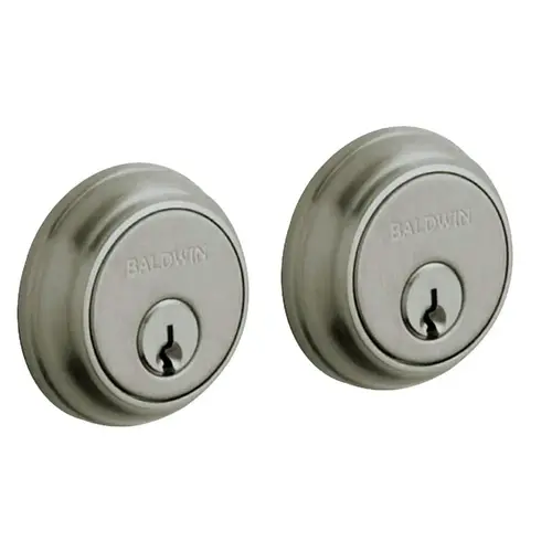 Estate Traditional Deadbolt, 1-5/8" Door Prep Antique Nickel Estate Traditional Deadbolt, 1-5/8" Door Prep Antique Nickel