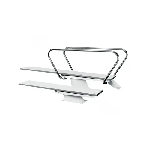 White 1 Meter Steel Stand F/ 10' Board