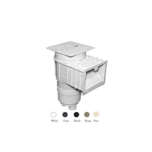 2"s Gry Renegade Ig Skimmer W/ Square Lid Gray