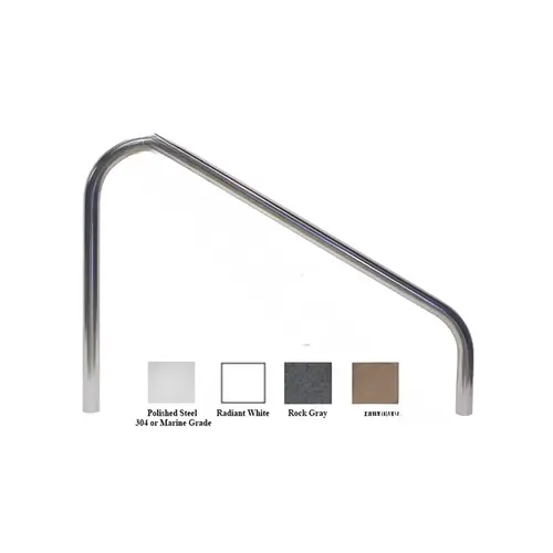 30" Stainless Steel Deck Mount Stair Rail Pair 30" Stainless Steel Deck Mount Stair Rail Pair