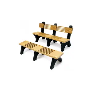 BRIGHT IDEA SHOPS FP2015 6' Flat Plastic Park Place Bench Without Back