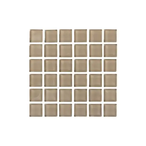 15 Solid Dk Brown 1x1 1.0 Sf/sht BTI-37-1158 - 15SQF per case 15 Solid Dk Brown 1x1 1.0 Sf/sht BTI-37-1158 - 15SQF per case