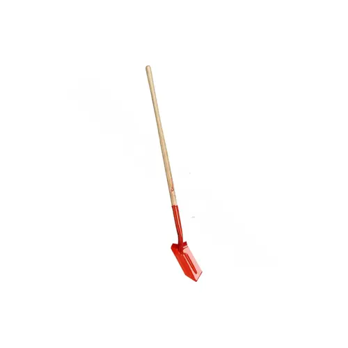 5" Red Trench Shovel With Ash Wood Handle 5" Red Trench Shovel With Ash Wood Handle