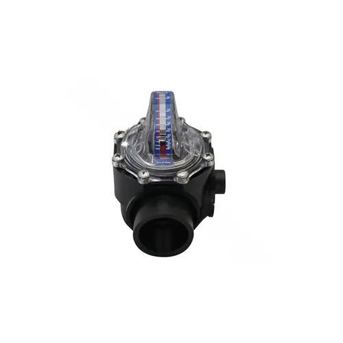 1.5" Flowvis Flow Meter Black