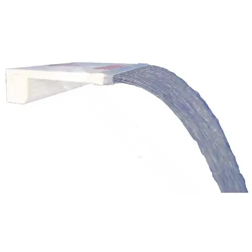 24" White Natural Wonders Rainfall Waterfall With Back Port 24" White Natural Wonders Rainfall Waterfall With Back Port