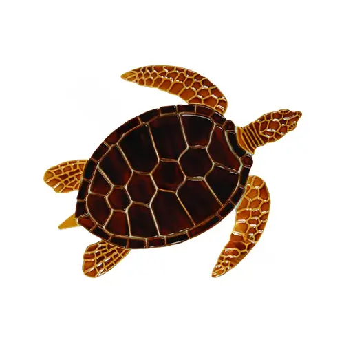 23" X 20" Brown Sea Turtle 23" X 20" Brown Sea Turtle