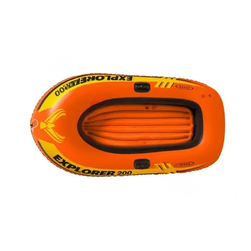Explorer 200 Inflatable Two Person Boat 6' 1" X 3' 1" X 1' 4" (boat Only) Explorer 200 Inflatable Two Person Boat 6' 1" X 3' 1" X 1' 4" (boat Only)