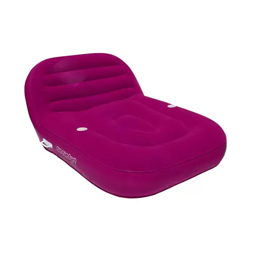 Sun Comfort Cool Suede Raspberry Double Chaise Sun Comfort Cool Suede Raspberry Double Chaise