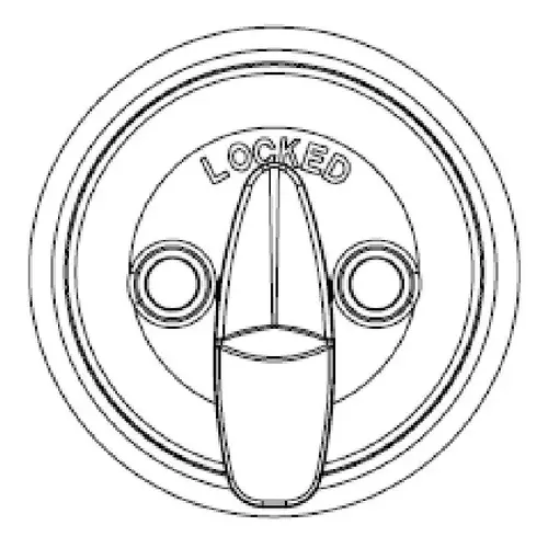 780 / 970 Deadbolt Turn Venetian Bronze Finish