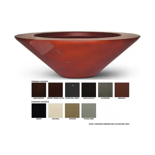 48" Terra Cotta Essex Concrete Fire Pit 48" Terra Cotta Essex Concrete Fire Pit