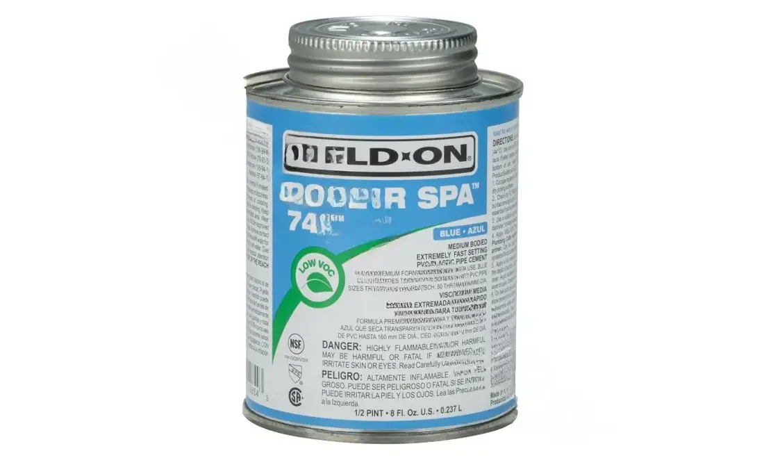 Weld-On 10854 Pool 'r Spa 747 Blue Pvc Solvent Cement .5 Pt Buy Now