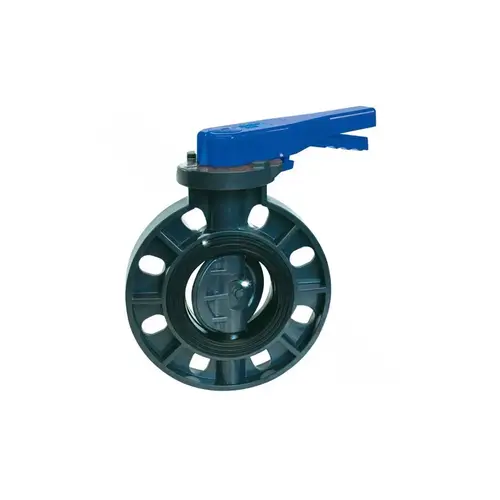 Butterfly Valve Pvc 4" Bfv Pvc/epdm Blue Lever Hdl Gray Butterfly Valve Pvc 4" Bfv Pvc/epdm Blue Lever Hdl Gray