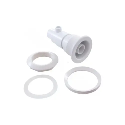 1.0" White Whirlpool Jet Assembly With Nozzle 1.0" White Whirlpool Jet Assembly With Nozzle