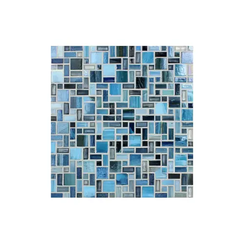 Fredport Gls Mosaic 1.05sq/sht Fredport Gls Mosaic 1.05sq/sht