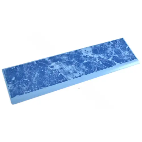 3" X 12" Seven Seas Tile Lake Blue Bullnose 3" X 12" Seven Seas Tile Lake Blue Bullnose