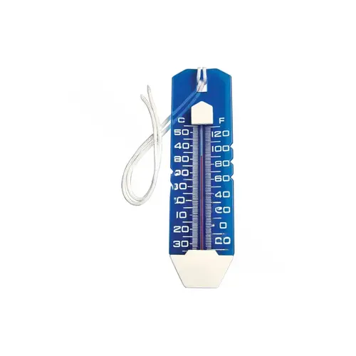 Ps151 Deluxe Series Jumbo Ez-read Thermometer W/ Cord Blue