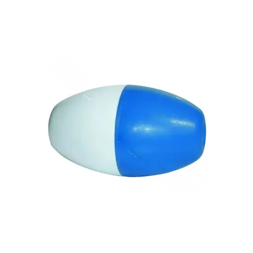 Ps688 5"x9" Blue/white Oval Rope Float