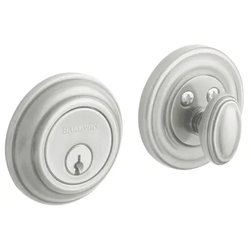 BALD TRADITIONAL SINGLE CYLINDER Deadbolt, Satin Chrome BALD TRADITIONAL SINGLE CYLINDER Deadbolt, Satin Chrome