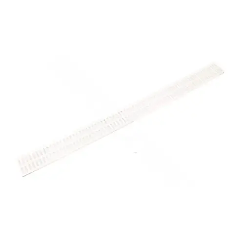 2-3/4" X 36"l White Plastic Mini Channel Grate 2-3/4" X 36"l White Plastic Mini Channel Grate