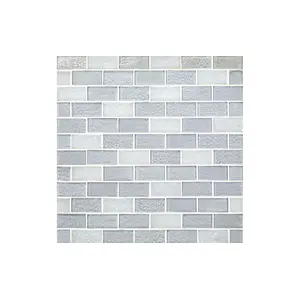 OCEANSIDE GLASSTILE PFC-SHELL1X2 Shell1x2 15sht/ Pacific Coast 1x2 Glass Tile
