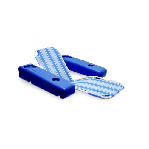 Caribbean Floating Lounge Blue/White Stripes Caribbean Floating Lounge Blue/White Stripes