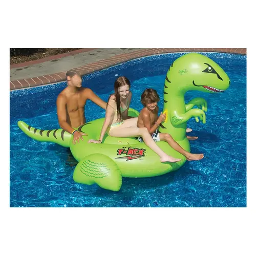 Giant T-rex Ride-on Float 96" X 65" X 50" Giant T-rex Ride-on Float 96" X 65" X 50"