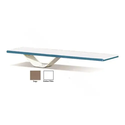 6' White Frontier Ii Jump Stand And Diving Board With White Spring 6' White Frontier Ii Jump Stand And Diving Board With White Spring