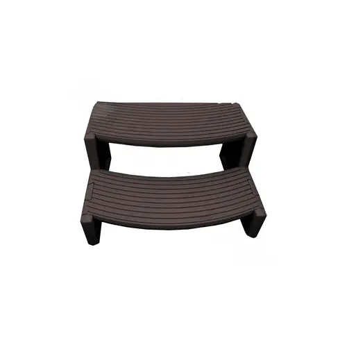 19.7" X 16" Espresso Spa Step 19.7" X 16" Espresso Spa Step