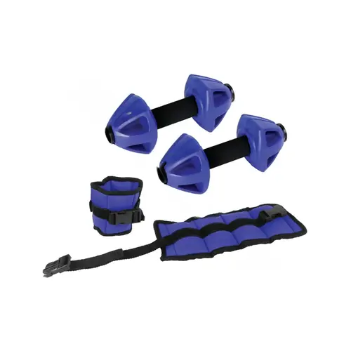 Underwater Fitness Kit W/ 2 Dumbells & 2 Ankle Weight Underwater Fitness Kit W/ 2 Dumbells & 2 Ankle Weight