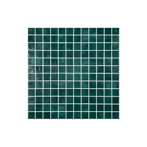 1" X 1" Colors Collection Glass Sea Foam Tile