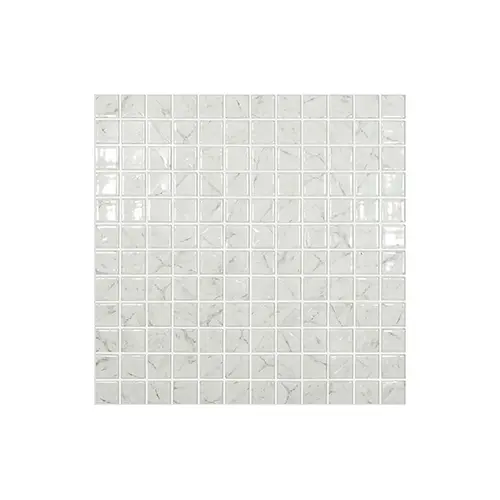 Carrara Gry Br 1.075sf/sht Marbles Gry Bright - Brillo Carrara Gry Br 1.075sf/sht Marbles Gry Bright - Brillo
