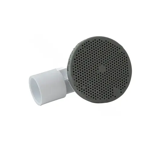 Gray 90 Degree Ell Lo-pro Spa Floor Drain With 1" Slip Gray 90 Degree Ell Lo-pro Spa Floor Drain With 1" Slip