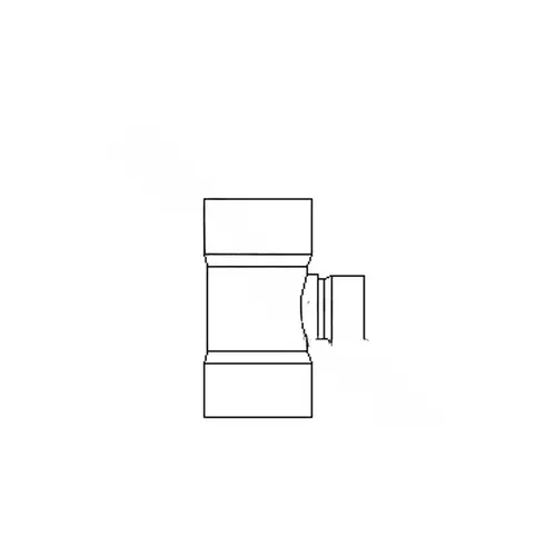 Gpk Products 8"x4" Tee Sw Sewer Fitt Gpk Products 8"x4" Tee Sw Sewer Fitt